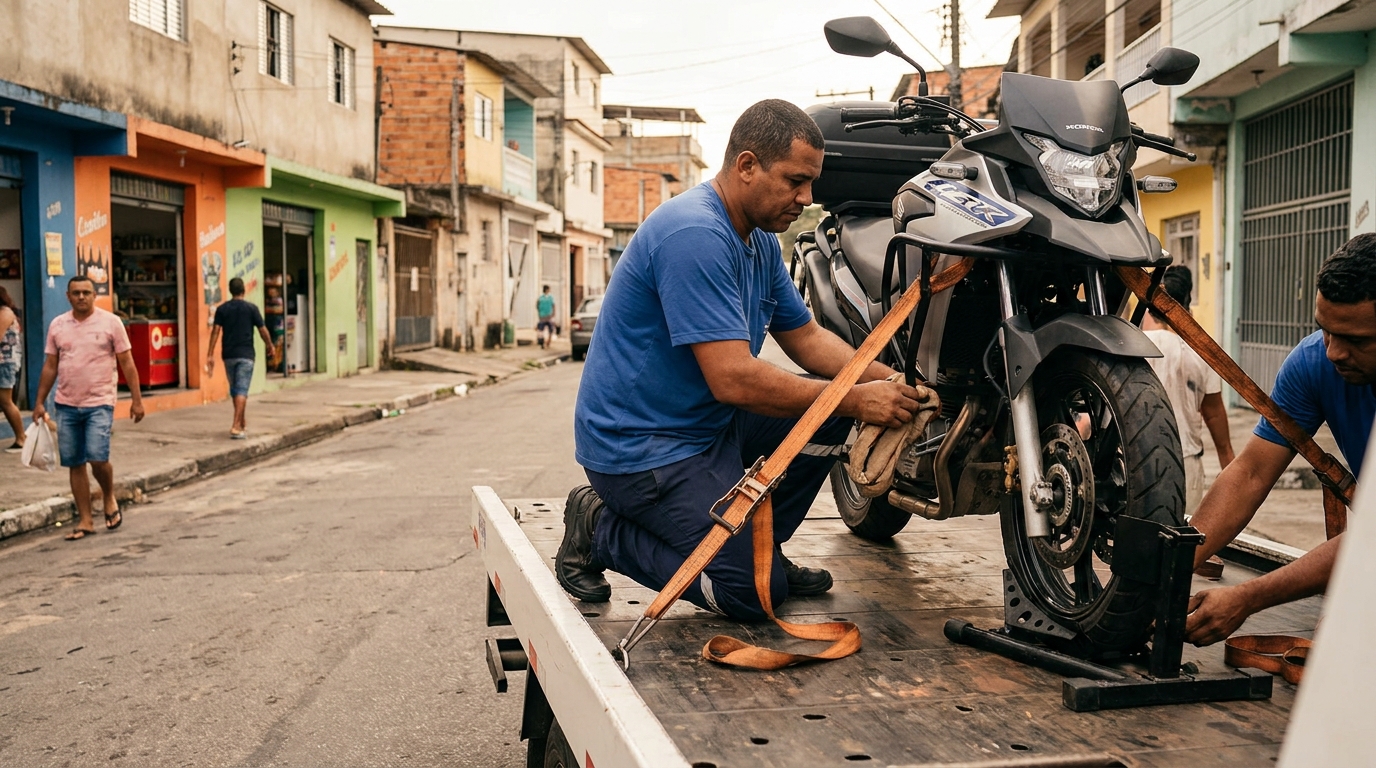 Guincho para Moto no Aero Rancho, Campo Grande‑MS