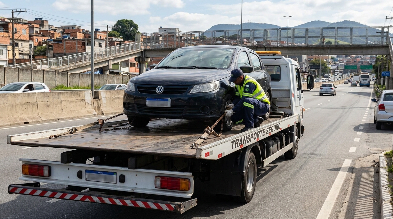 Logística para Veículos Parados no Guanandi, Campo Grande‑MS