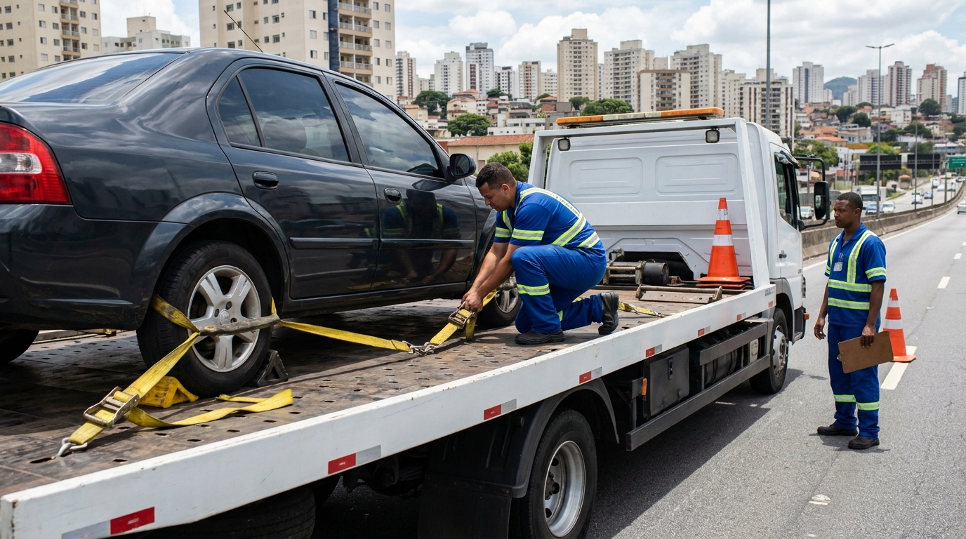 Transporte de Veículos no Guanandi, Campo Grande‑MS