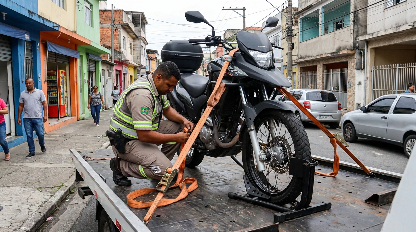 Guincho para Moto no Aero Rancho, Campo Grande‑MS